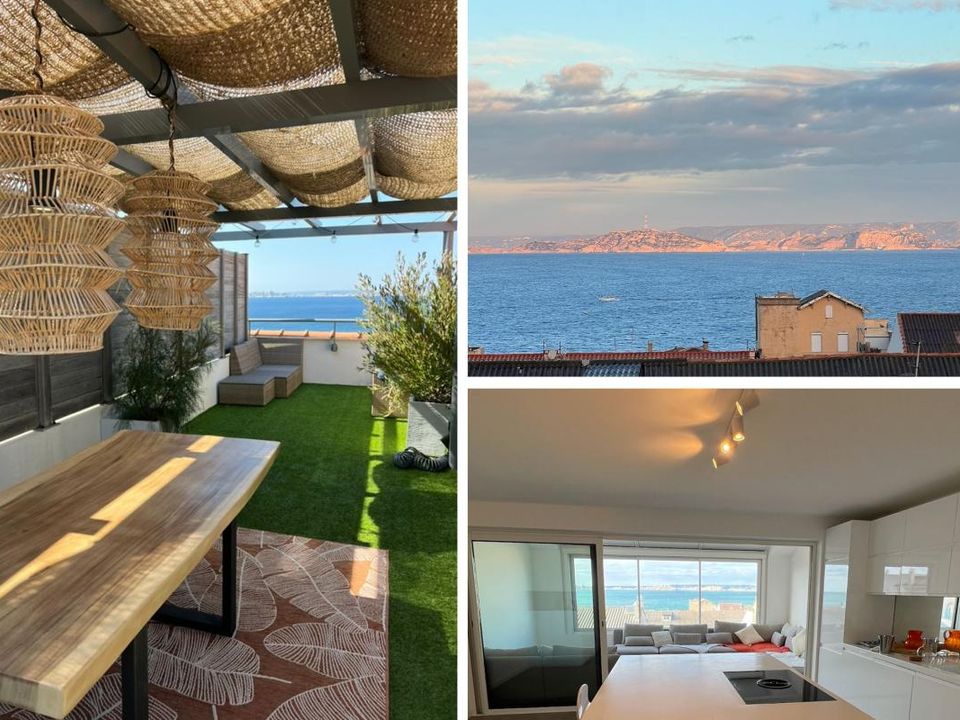Duplex i Marseille, Bouches-du-Rhone - foto 1