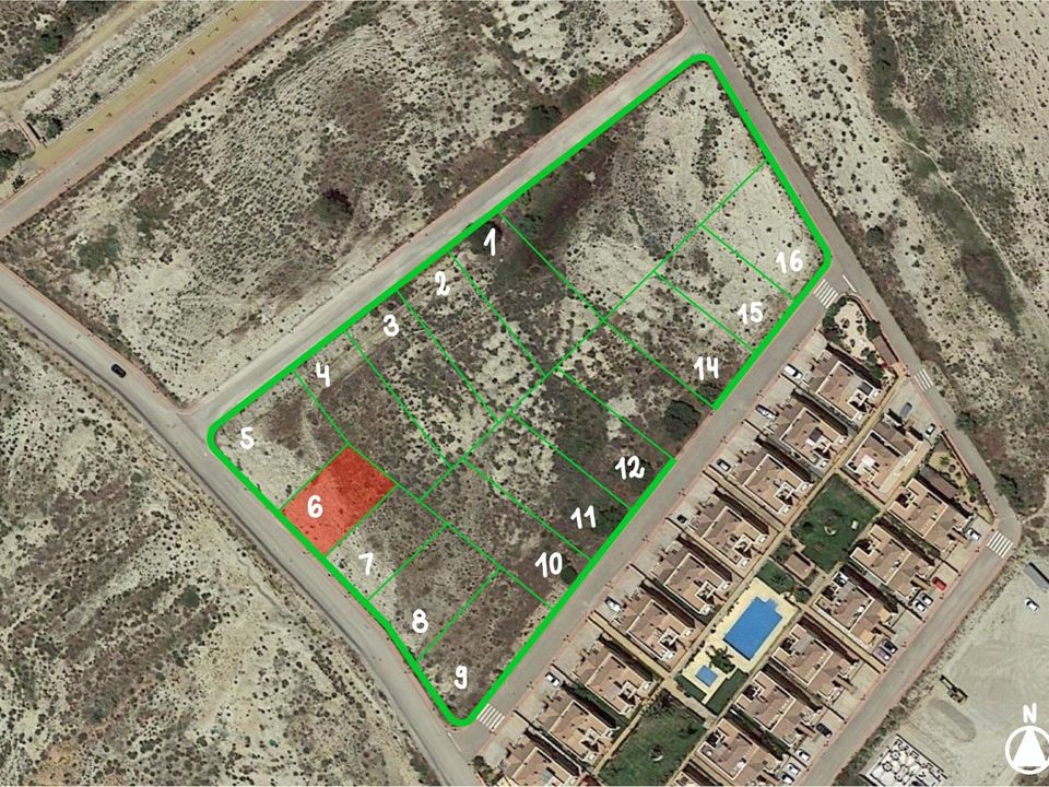 Helårsgrund i Los Gallardos, Almeria - foto 2