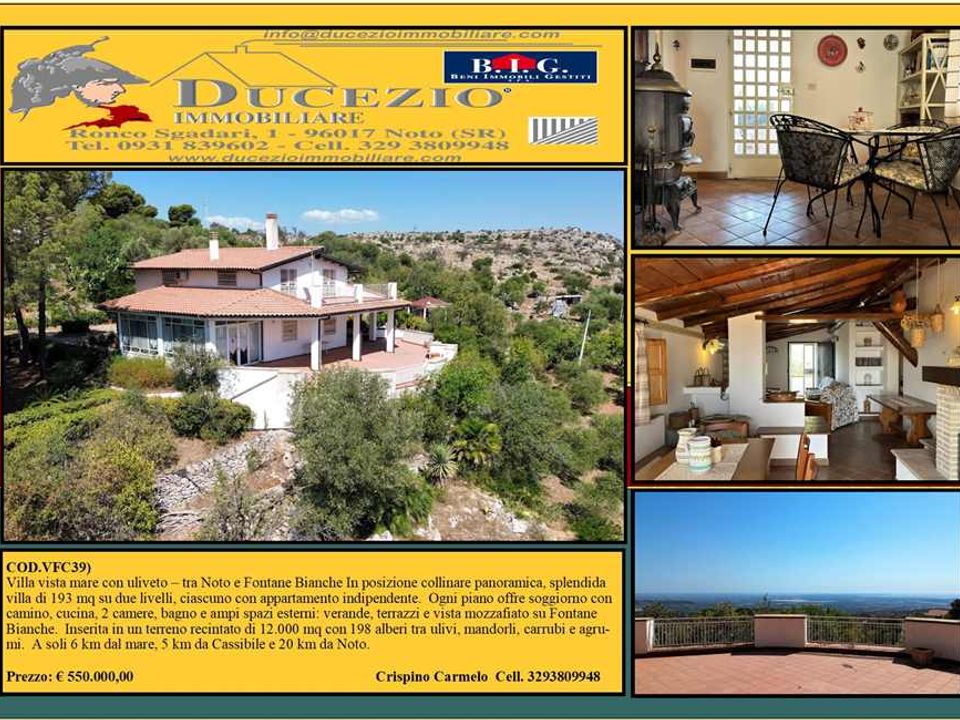 Villa i Noto, Siracusa - foto 1