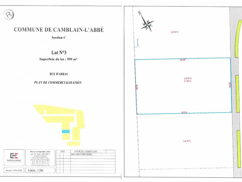 Helårsgrund i Camblain-lAbbé, Pas-de-Calais - foto 1