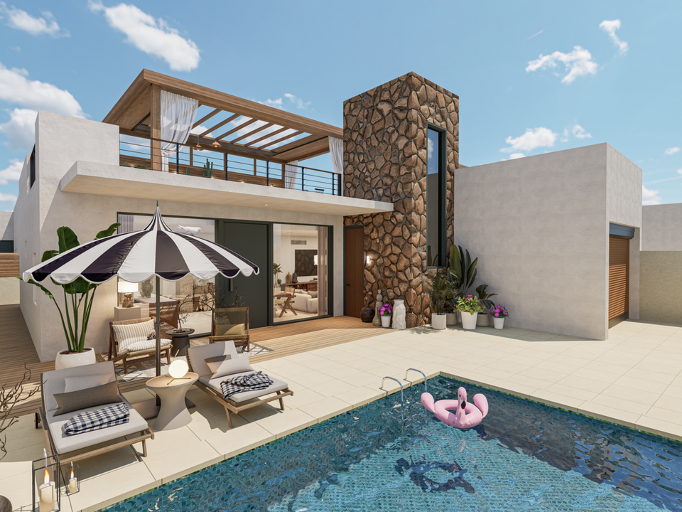 Villa i Fuente Alamo, Murcia - foto 1