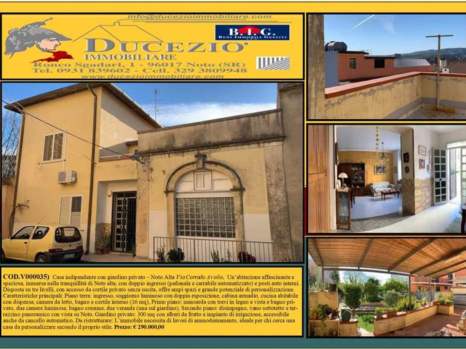 Villa i Noto, Siracusa - foto 1