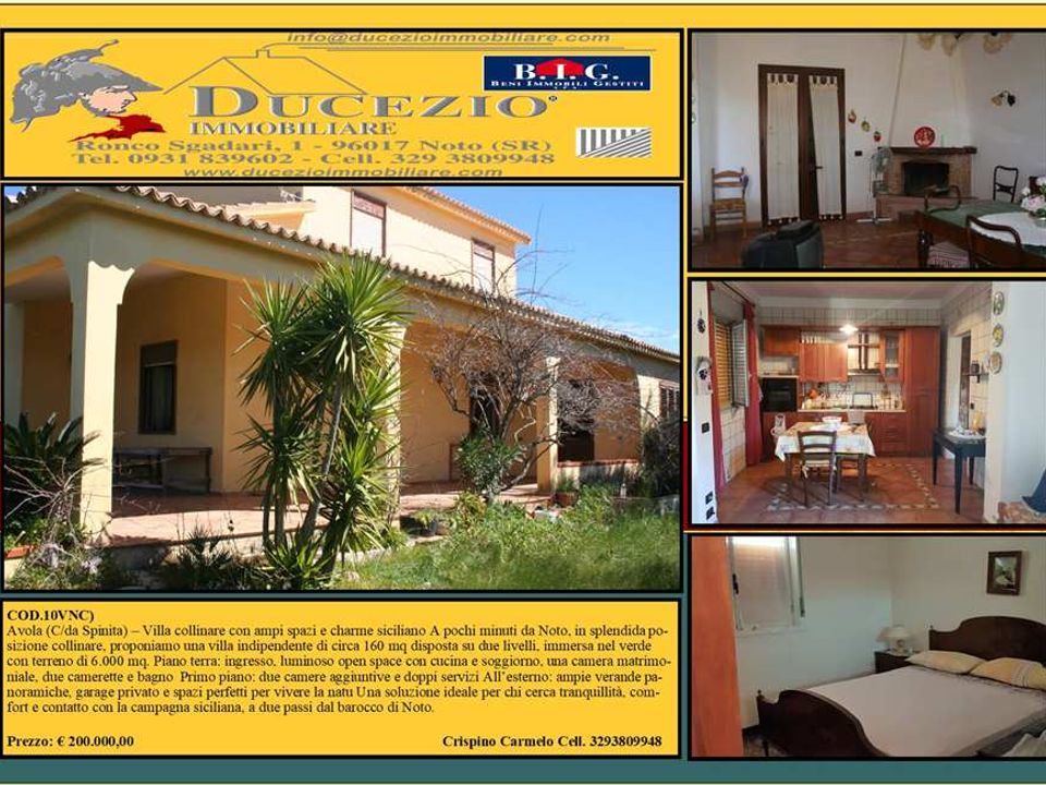 Villa i Noto, Siracusa - foto 1