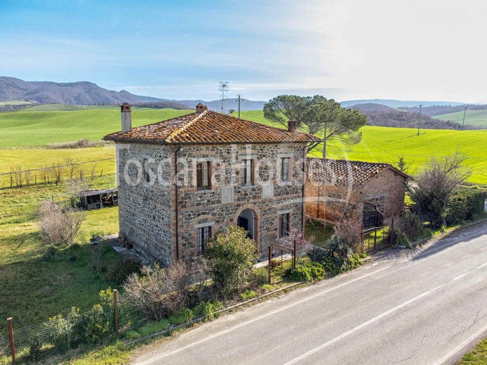Gårdshus i Pienza, Siena - bilde 1