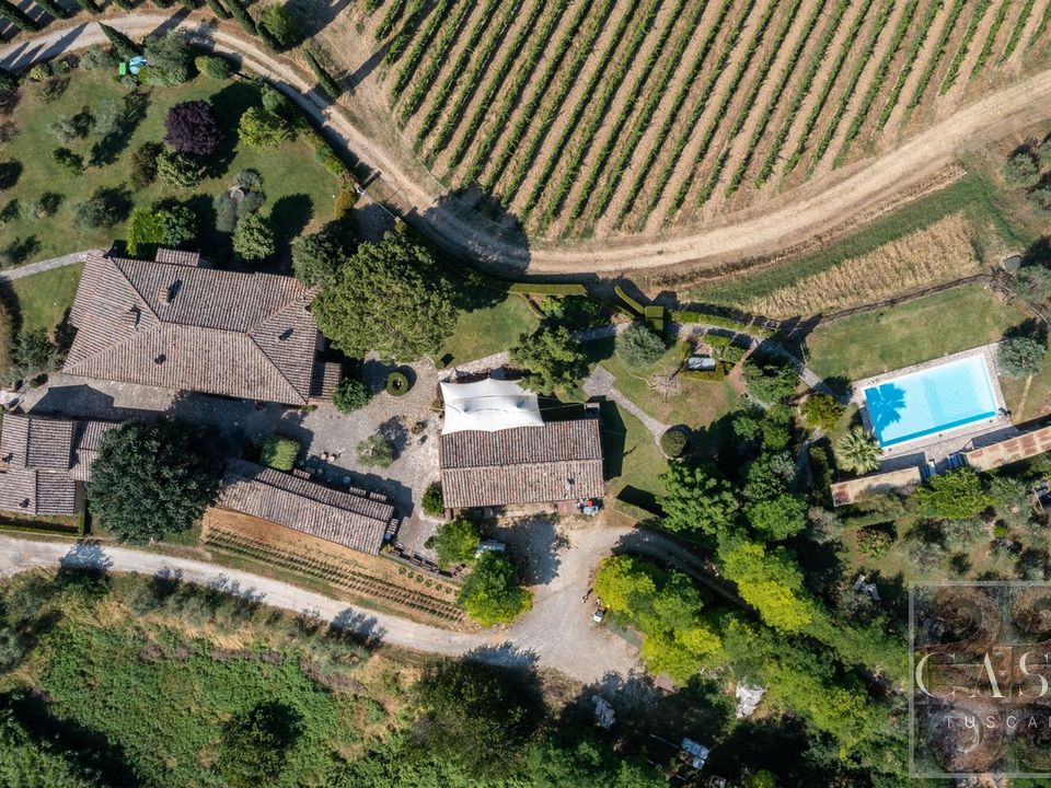 Gård i San Gimignano, Siena - bilde 1