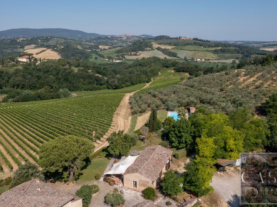 Gård i San Gimignano, Siena - bilde 3
