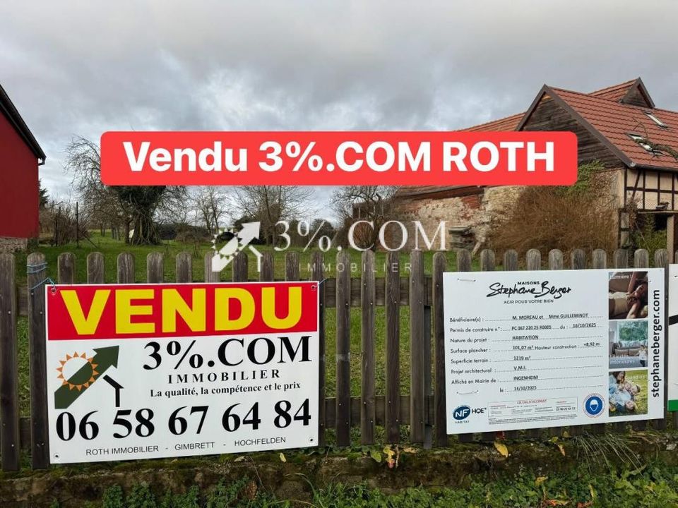 Helårsgrund i Ingenheim, Bas-Rhin - foto 1