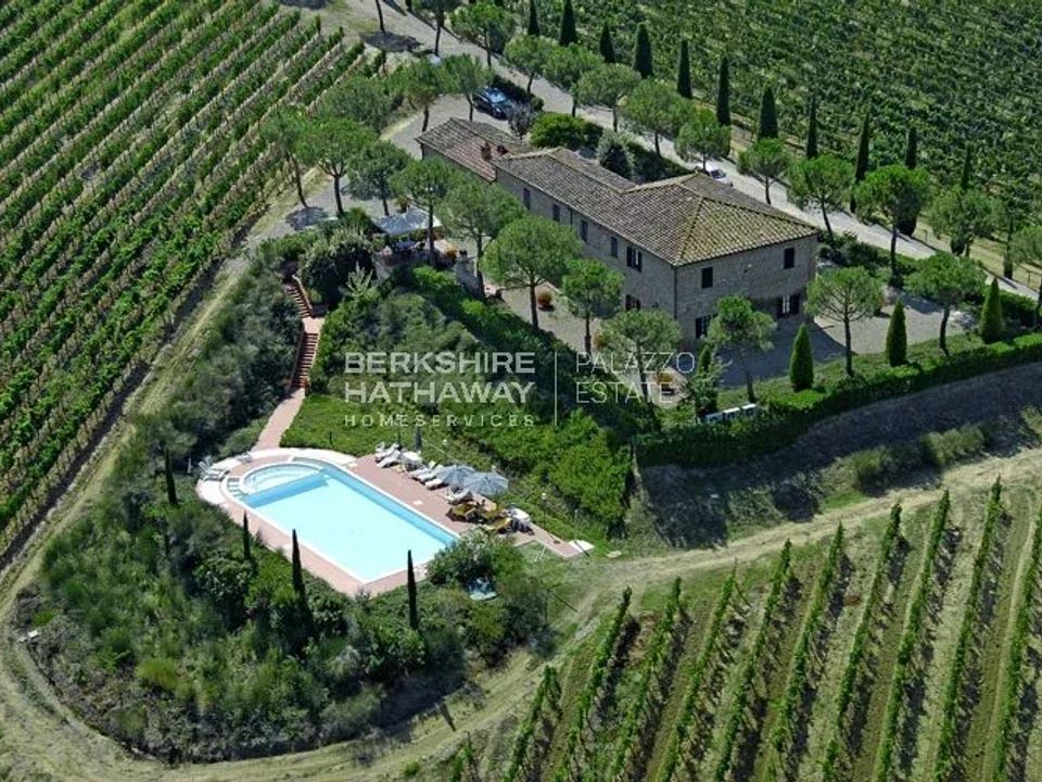 Herregård i Montepulciano, Siena - bilde 1