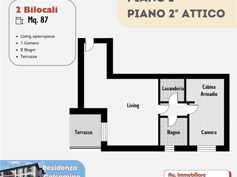 Leilighet i Castelli Calepio, Bergamo - bilde 4