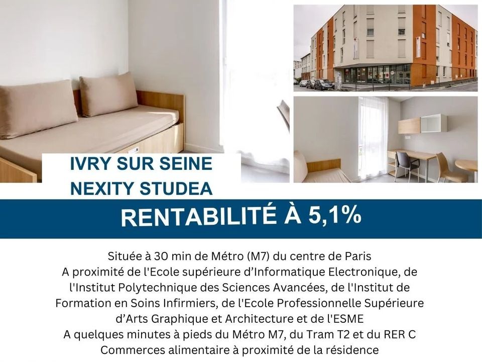 Lejlighed i Ivry-sur-Seine, Val-de-Marne - foto 1