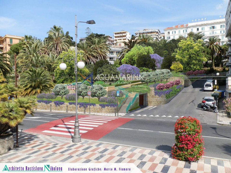 Parkeringsplass i Sanremo, Imperia - bilde 1