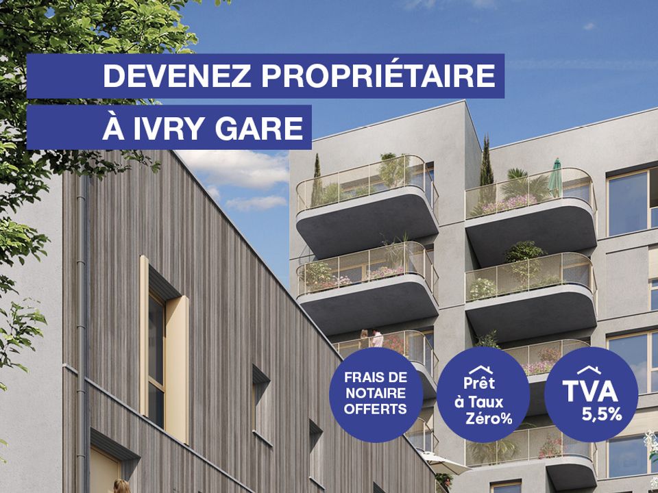Lejlighed i Ivry-sur-Seine, Val-de-Marne - foto 1