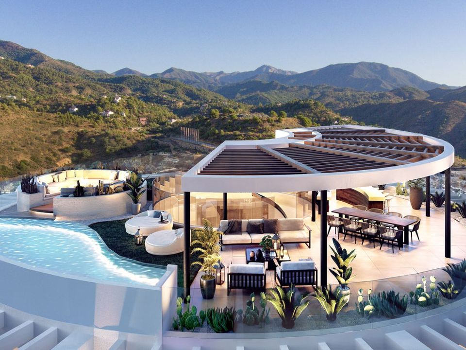 Penthouse i Benahavis, Malaga - foto 1