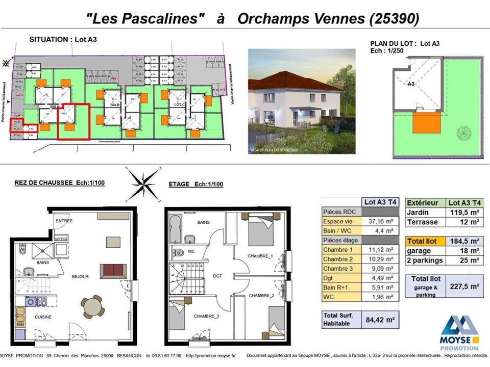 Lejlighed i Orchamps-Vennes, Doubs - foto 1