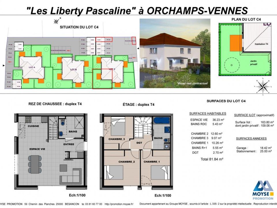 Lejlighed i Orchamps-Vennes, Doubs - foto 1