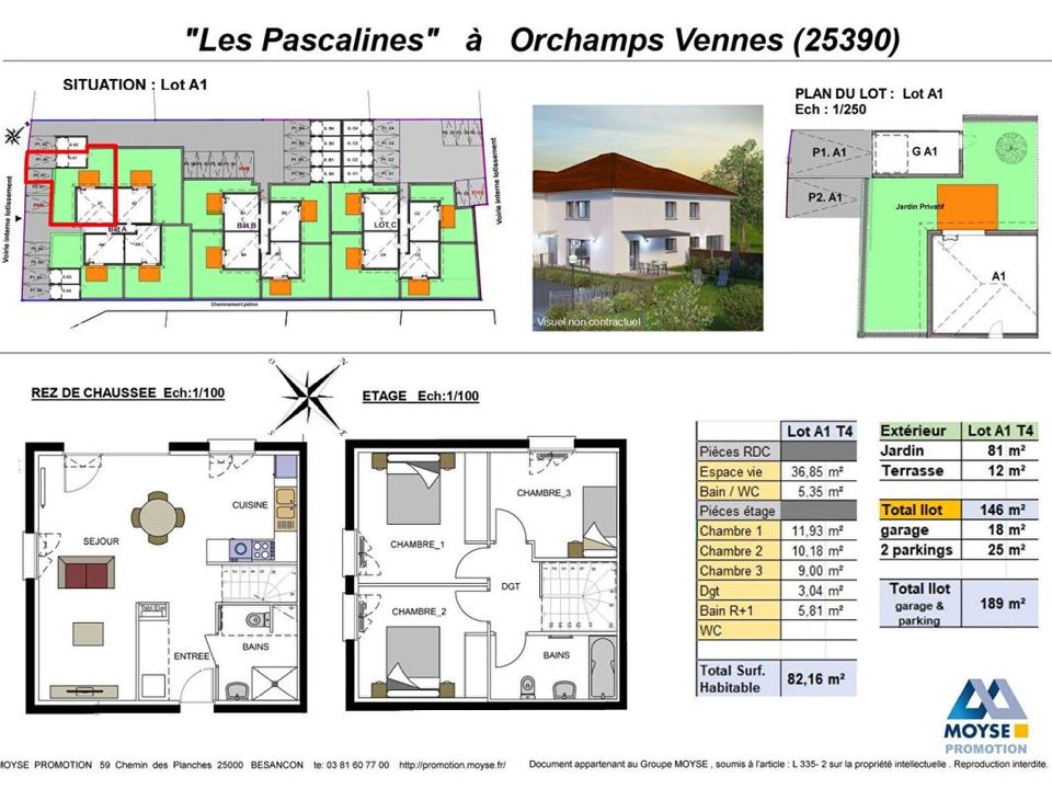 Appartement in Orchamps-Vennes, Doubs - foto 1
