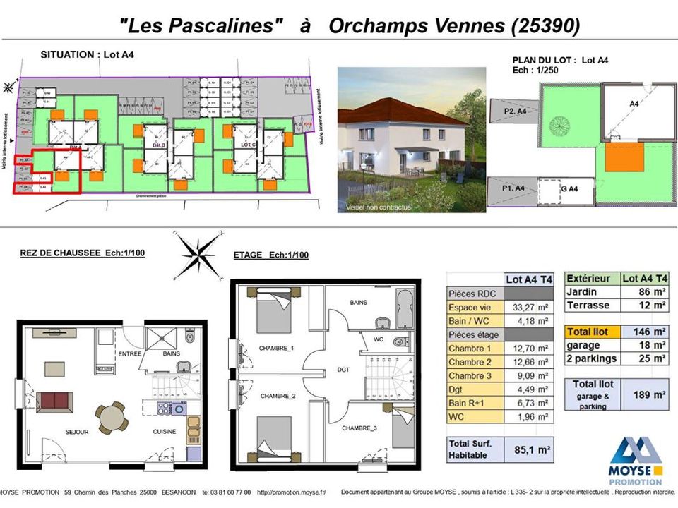Appartement in Orchamps-Vennes, Doubs - foto 1