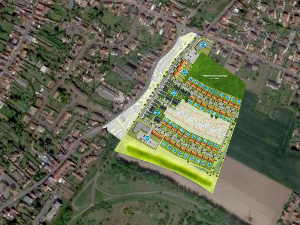 Helårsgrund i Noyelles-Godault, Pas-de-Calais - foto 1