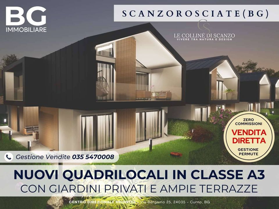 Lejlighed i Scanzorosciate, Bergamo - foto 1