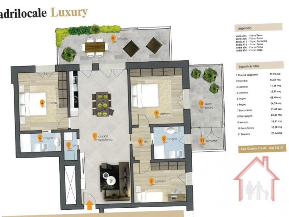 Penthouse i Treviso, Treviso - foto 1