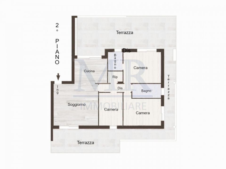 Penthouse i Montegrotto Terme, Padua - foto 2