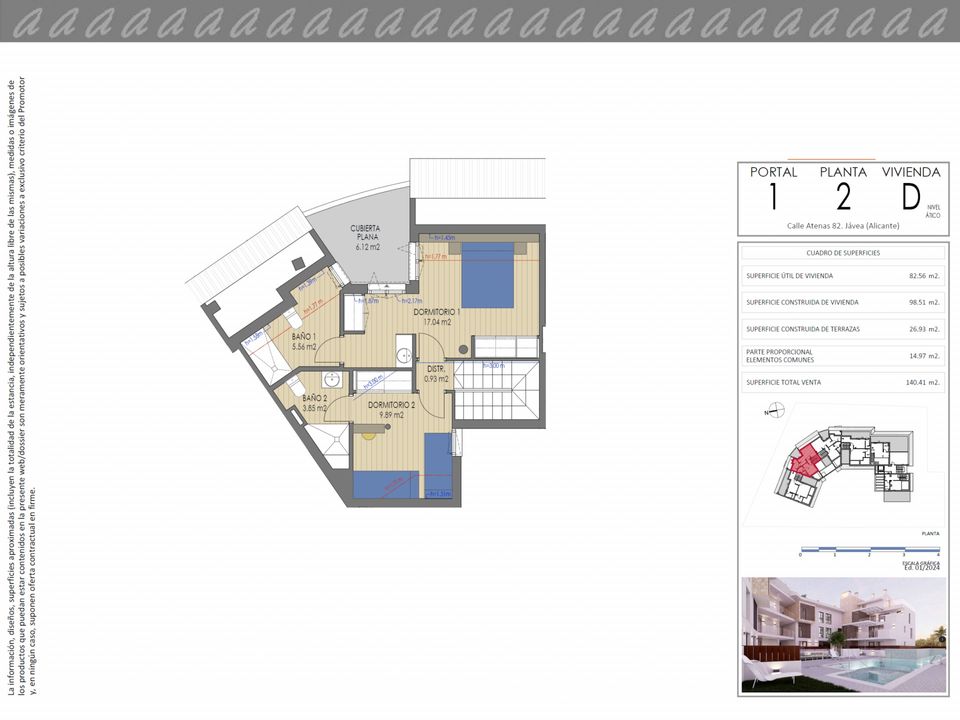 Penthouse i Javea, Alicante - foto 2