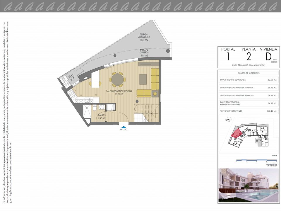 Penthouse i Javea, Alicante - foto 3