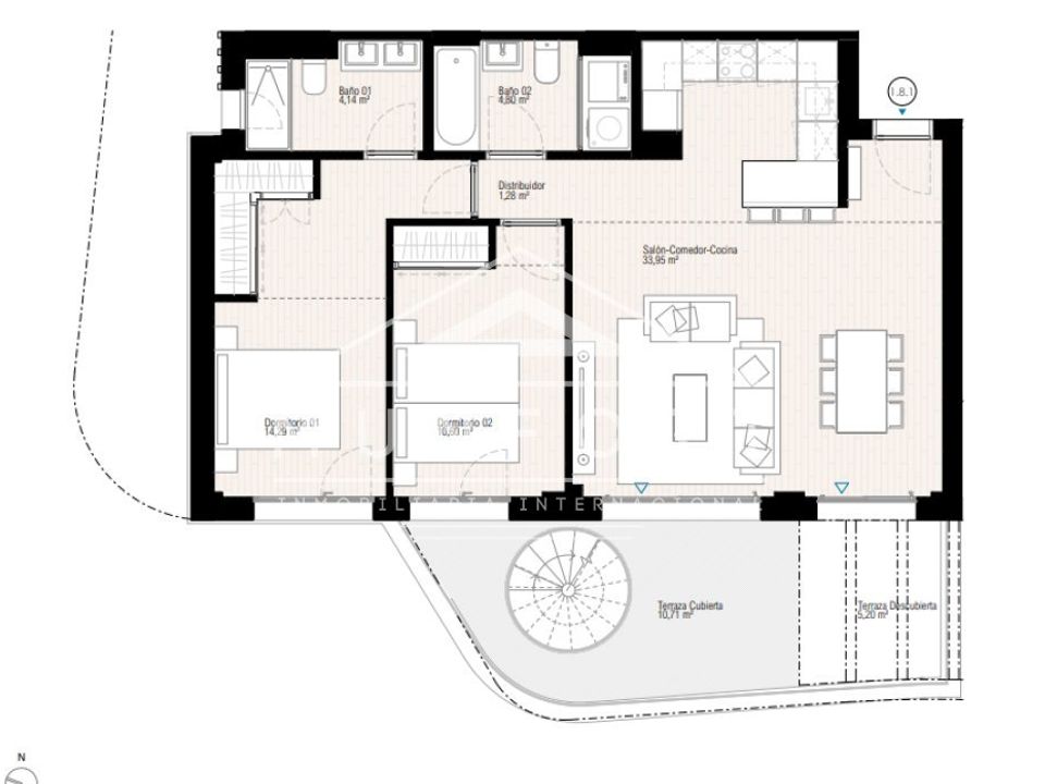 Penthouse i Villajoyosa, Alicante - foto 4