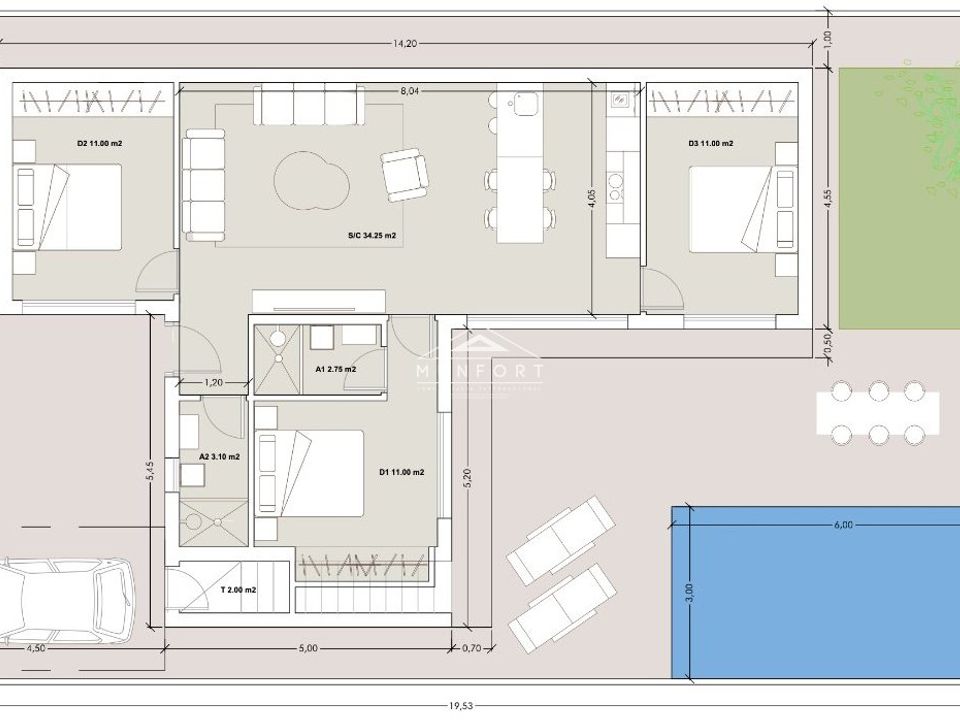 Villa i Torre Pacheco, Murcia - foto 2