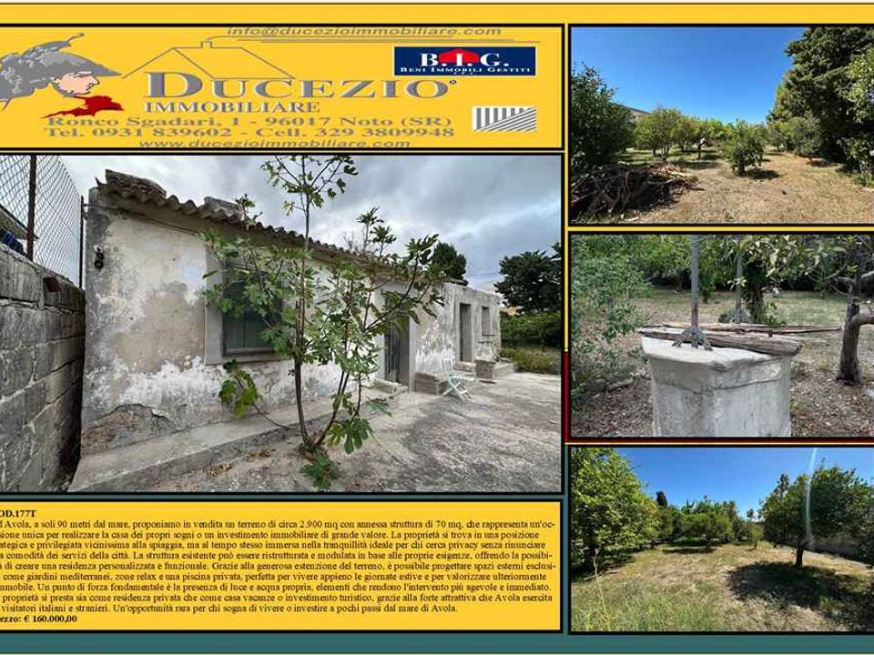 Helårsgrund i Avola, Siracusa - foto 1
