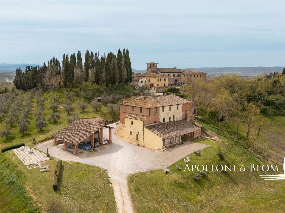 Villa a Asciano, Siena - foto 1