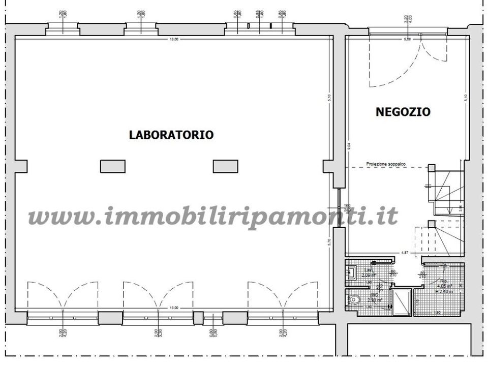 L'establiment comercial a Lecco, Lecco - foto 1