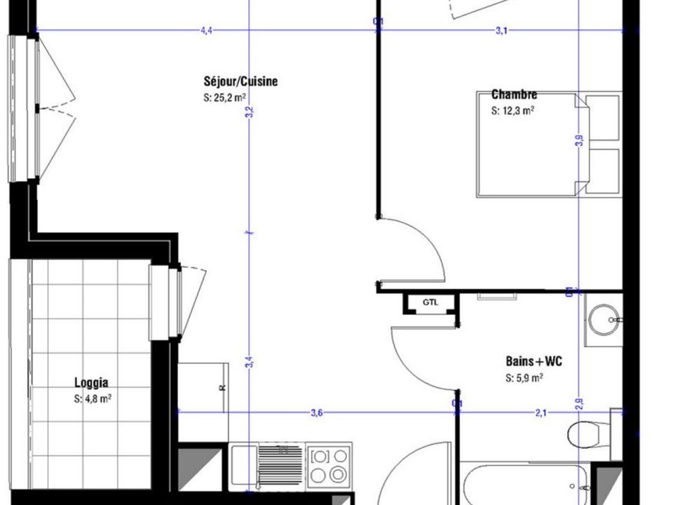 Apartament a Lens, Pas-de-Calais - foto 5