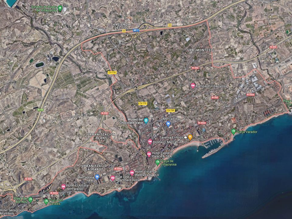 Helårsgrund i Villajoyosa, Alicante - foto 1