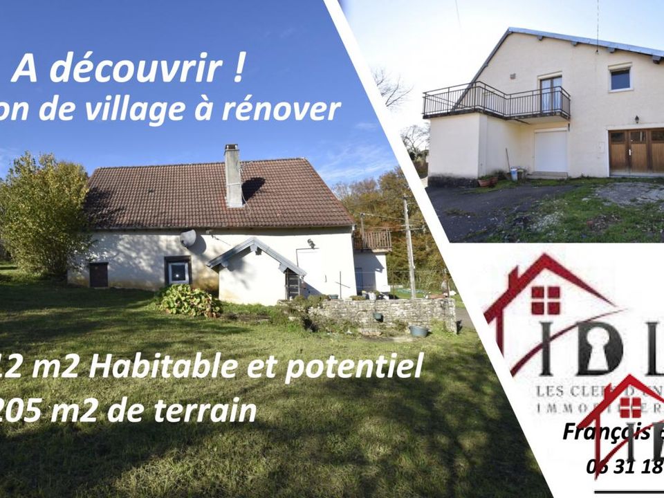 Casa de pueblo en Fontaine-lès-Clerval, Doubs - foto 1