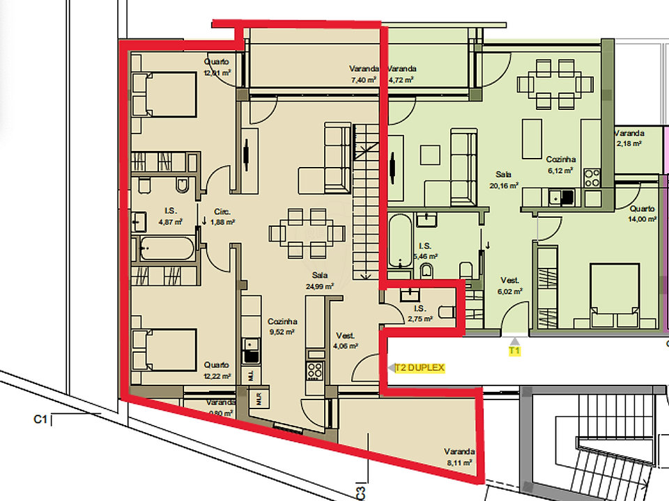 Apartament a Viseu, Viseu - foto 1
