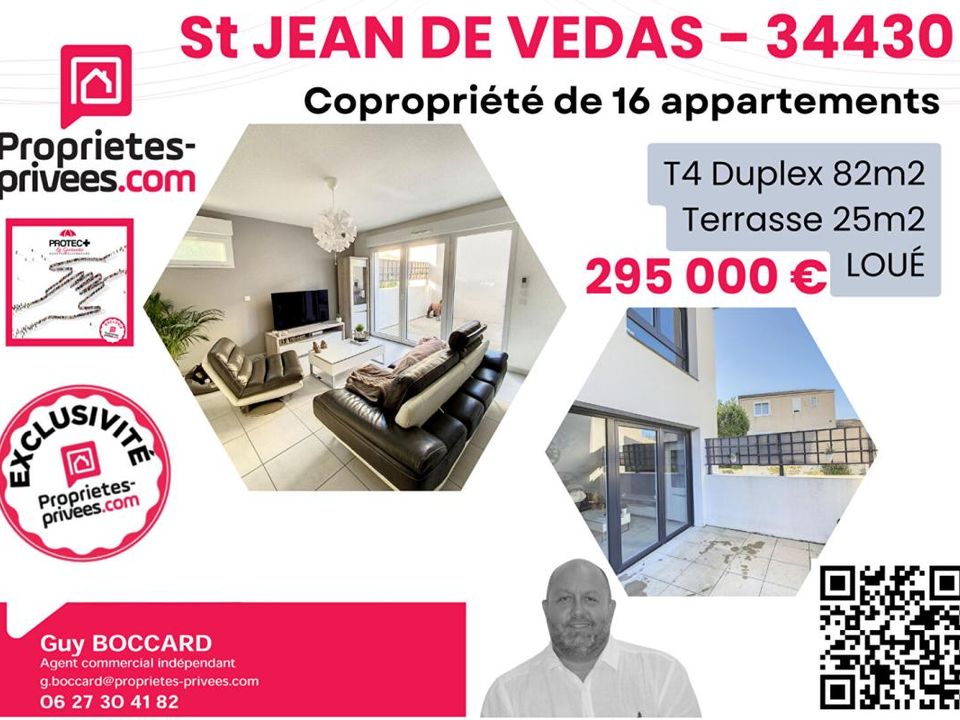 Lejlighed i Saint-Jean-de-Védas, Herault - foto 1