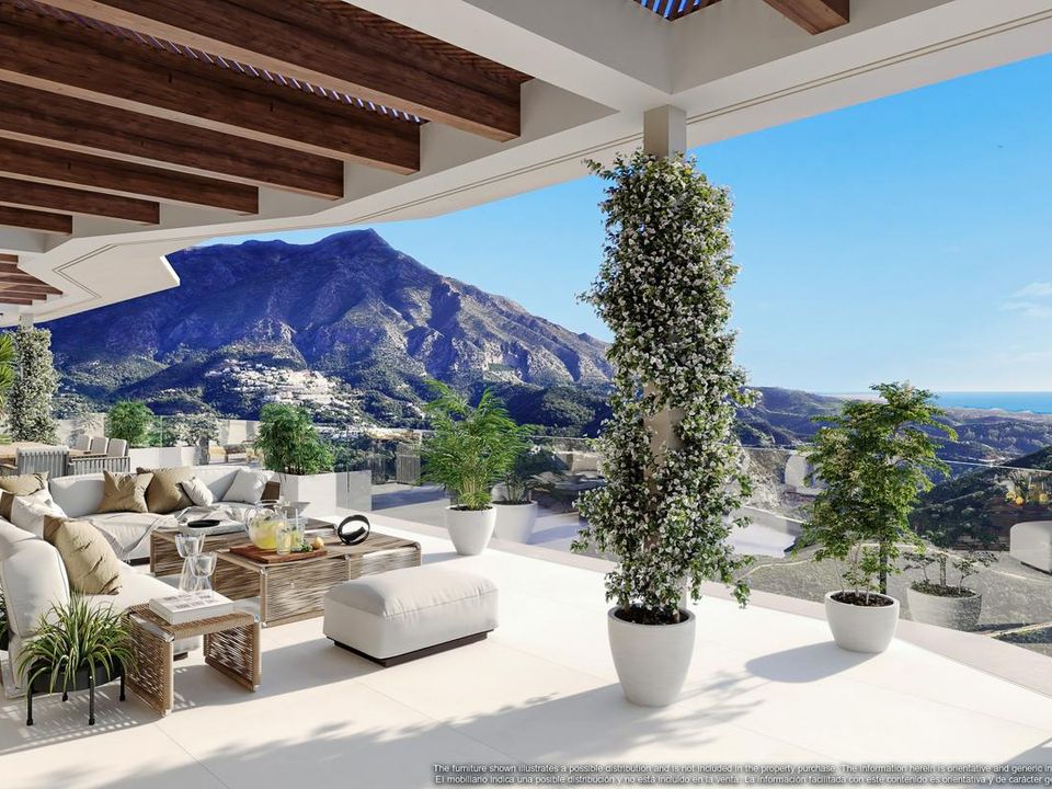 Penthouse i Benahavis, Malaga - foto 1