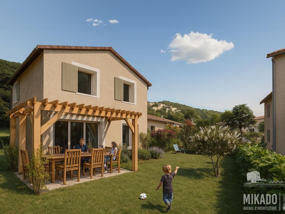 Villa a Saint-Symphorien-sous-Chomérac, Ardeche - foto 1