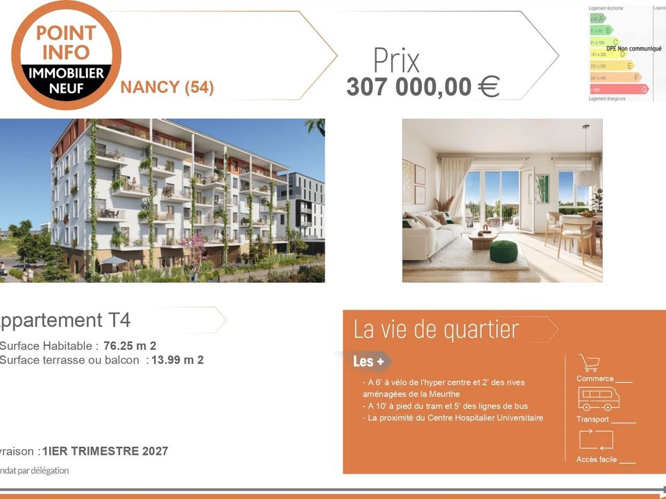 Leilighet i Nancy, Meurthe-et-Moselle - bilde 1