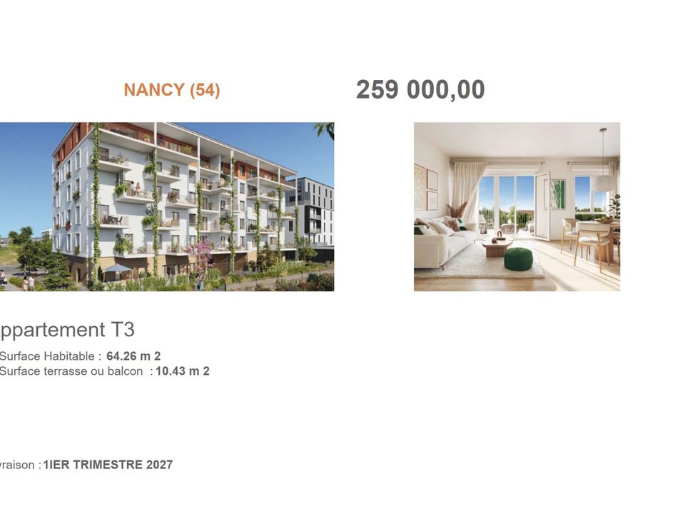 Lejlighed i Nancy, Meurthe-et-Moselle - foto 1