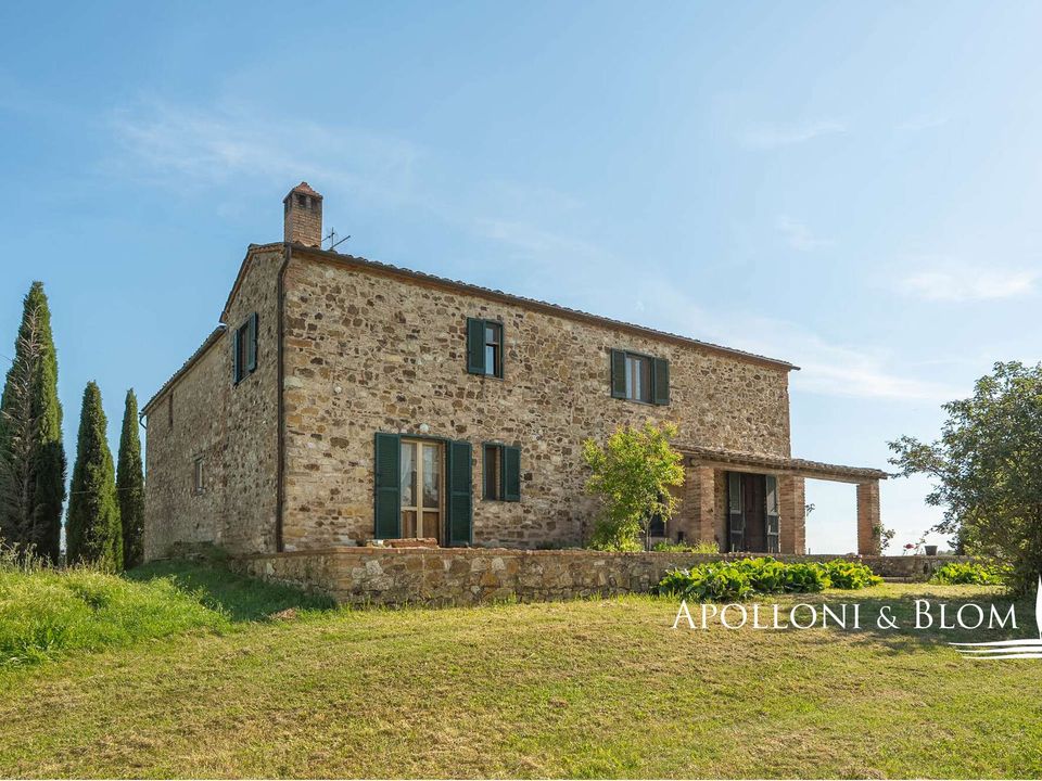 Casa de campo en Asciano, Siena - foto 1