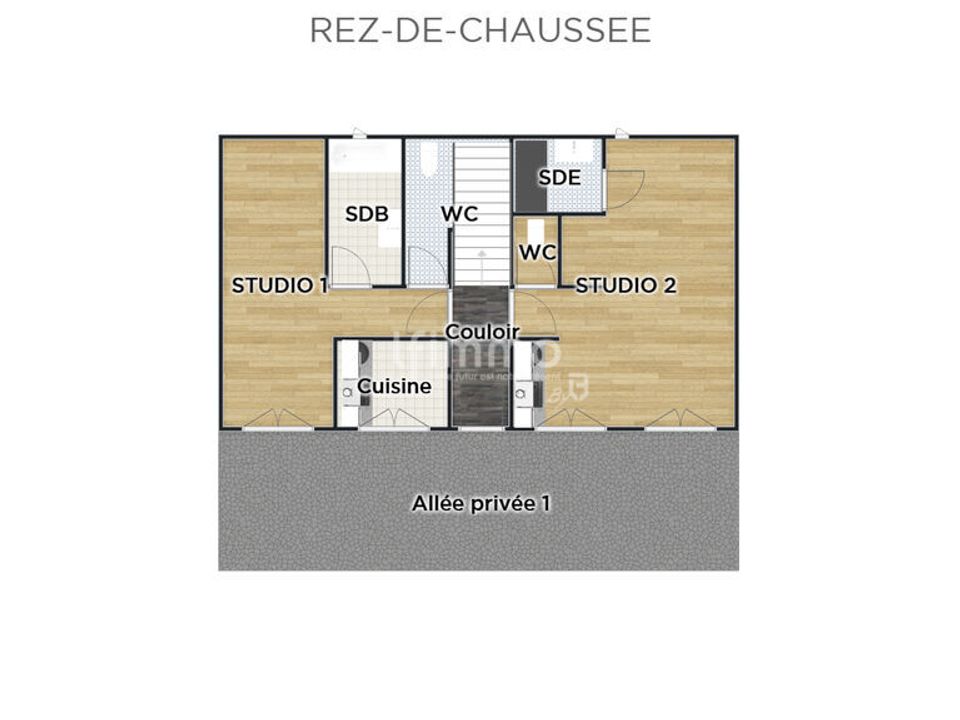 Studio i Gennevilliers, Hauts-de-Seine - foto 1