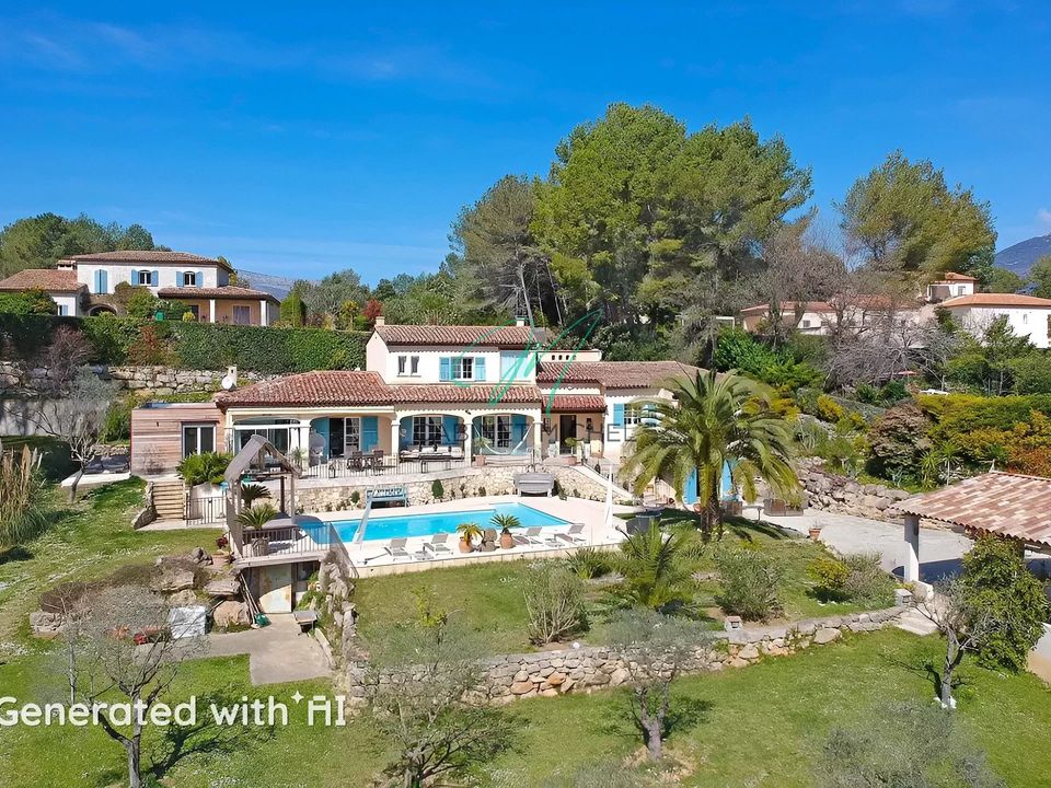 Villa i Le Rouret, Alpes-Maritimes - foto 1