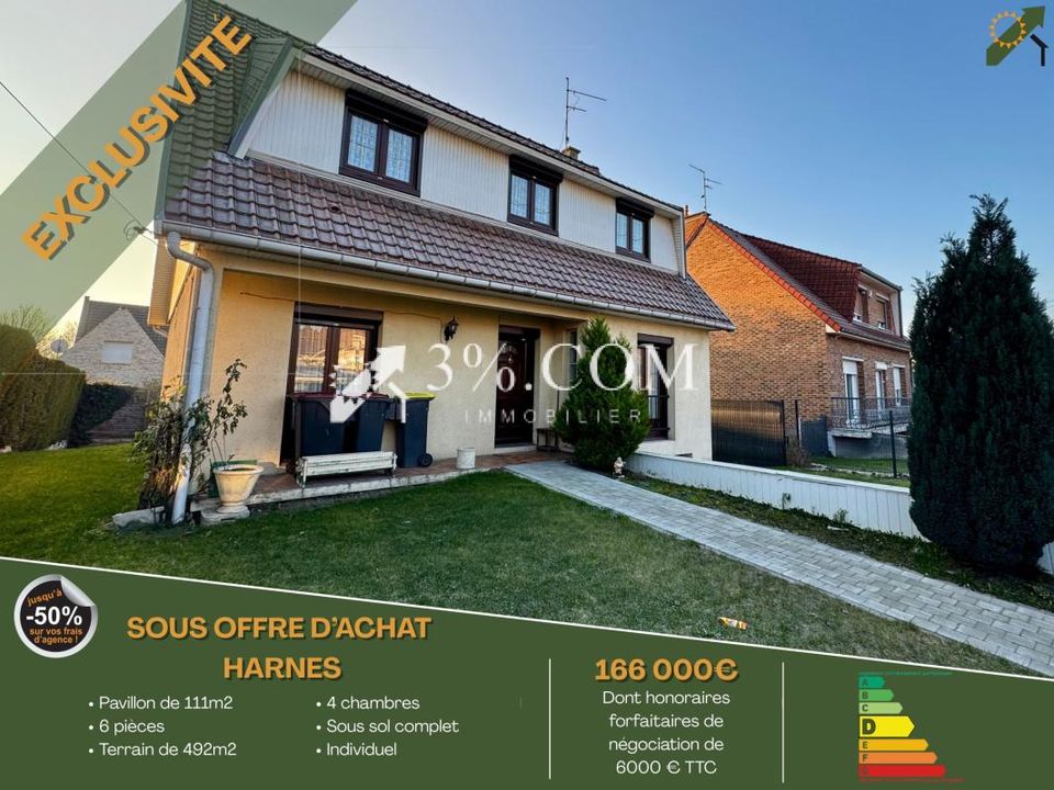 Bungalow i Harnes, Pas-de-Calais - foto 1