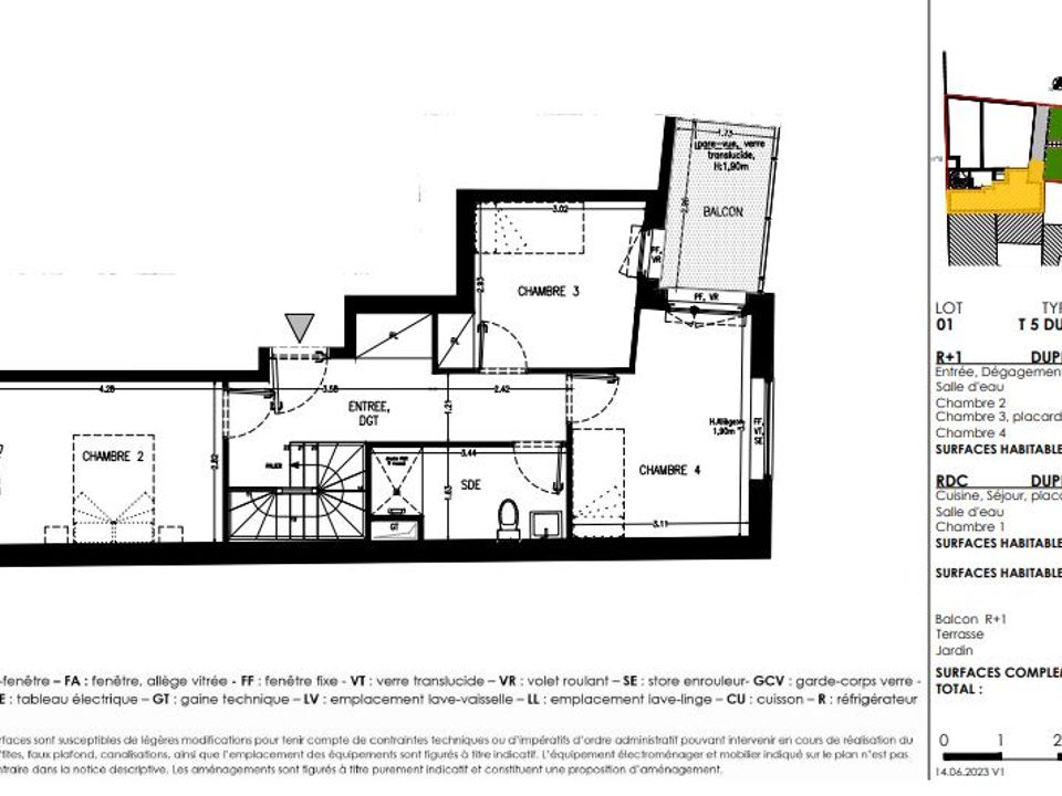 Duplex i Montreuil, Seine-Saint-Denis - foto 4