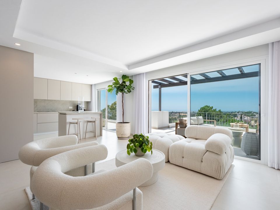 Penthouse i Benahavis, Malaga - foto 1