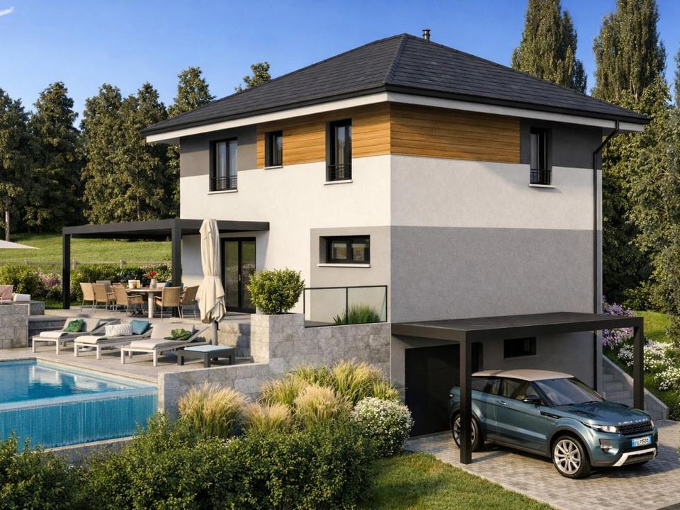 Villa i Hauteville-sur-Fier, Haute-Savoie - foto 1