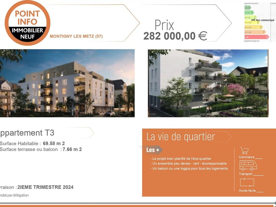 Lejlighed i Montigny-lès-Metz, Moselle - foto 1
