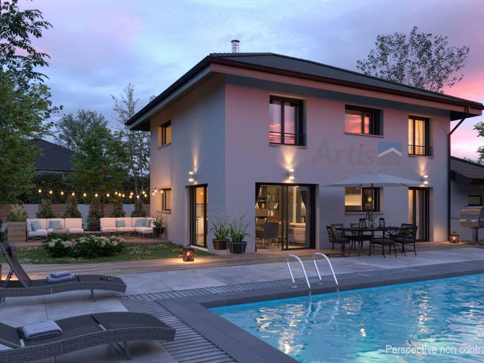 Villa i Sillingy, Haute-Savoie - bilde 1